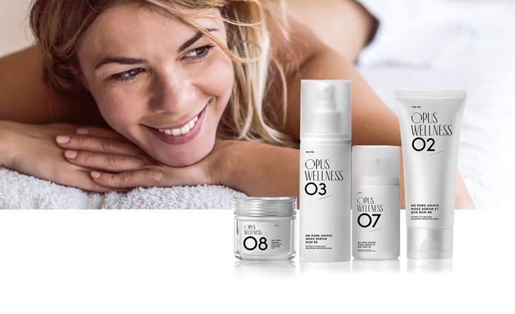 Eksempel på eksekvering af Hotel Opus' brand - her på deres spa-materiale. 